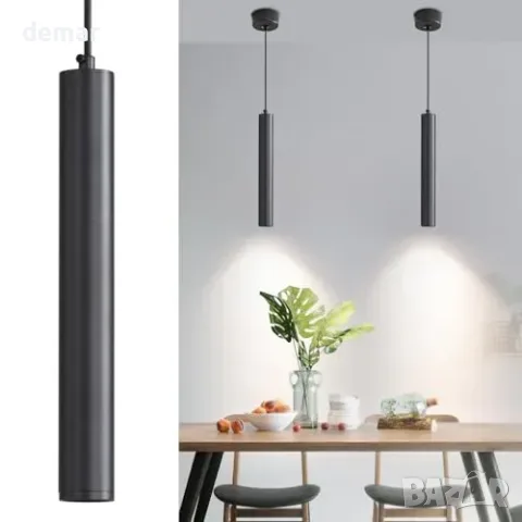 Mikeru висящи LED полилейни лампи за остров, 2 бр., 3 CCT 3000–6500K, регулируеми, снимка 2 - Полилеи - 55871323