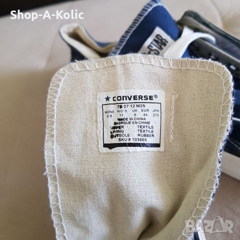 Original Vintage 2004 CONVERSE All-Star Low "Blue", снимка 5 - Кецове - 38575381
