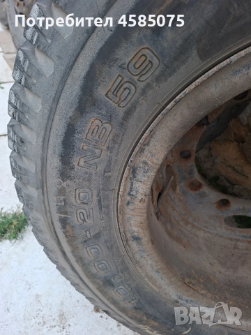 Гуми с джанти за селскостопанска техника ремаркета 10,00/20, снимка 5 - Гуми и джанти - 52960425