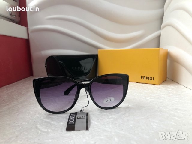 Fendi 2022 дамски слънчеви очила тип котка с лого, снимка 3 - Слънчеви и диоптрични очила - 37098691