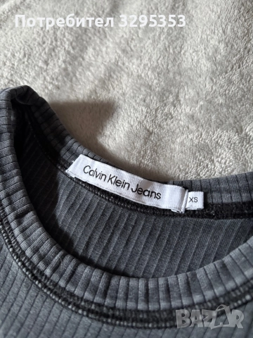 Calvin Klein Jeans – дамски потник Размер: XS, снимка 5 - Потници - 51779815