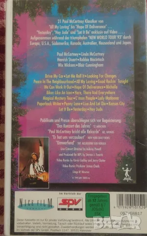 Видео касети VHS Queen, Robert Plant, Paul McCartney, Ray Charles, Peter Gabriel. Цени в обявата, снимка 2 - Други музикални жанрове - 56108014