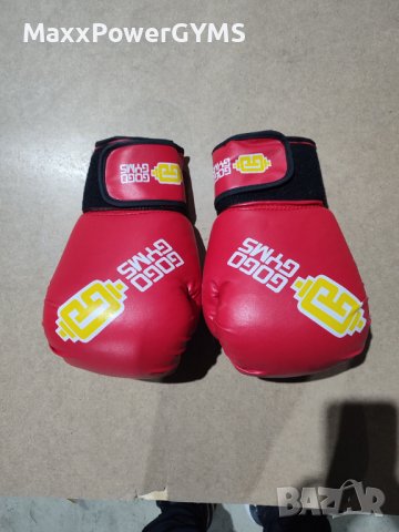 Чисто нови Боксови ръкавици 10 Oz - Boxing gloves черни и червени, снимка 3 - Бокс - 42824612