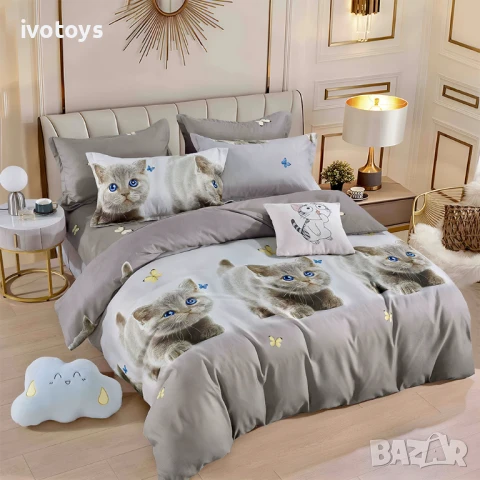 Двулицево спално бельо, 6 части - Модел WS16968, снимка 1