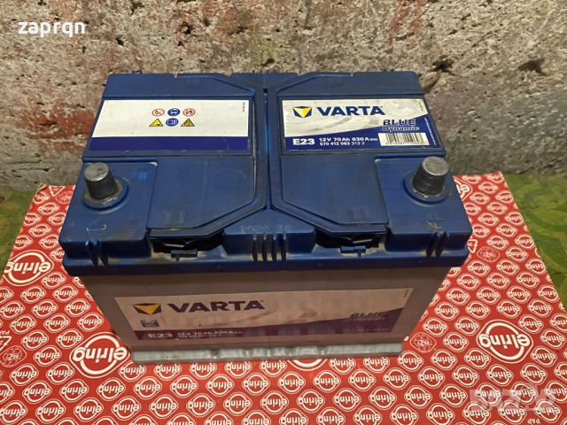 Акумулатор Varta/Варта 70 амп/ч Азиатка, снимка 2 - Части - 52808287