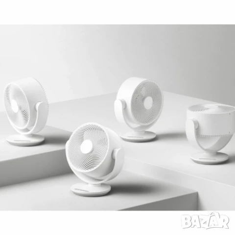 Настолен вентилатор Diplomat DFX-636, 8", 50W, 3D циркулация, 3 скорости, механично управление