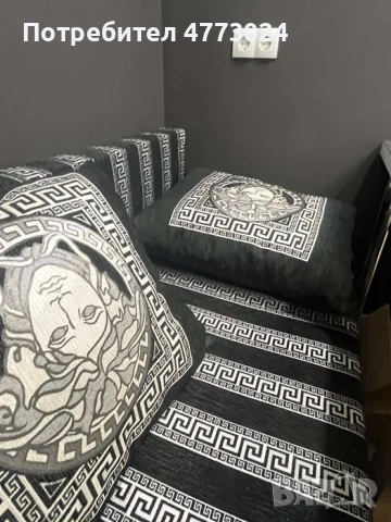 Комплект мебели от еко кожа - ЧИСТО НОВИ, снимка 2 - Дивани и мека мебел - 53927141