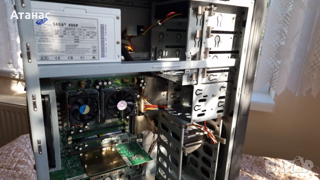 Ретро компютър 2xPentium ||| 800Mhz CPU s. 370 ,Asus CUC-D , ASUS TI 4200 AGP, снимка 2 - За дома - 52414071