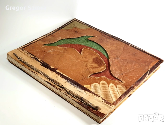 Фотоалбум Скрапбук Делфин Естествени Материали - Сувенир от Хаваи, снимка 3 - Ученически пособия, канцеларски материали - 54155817