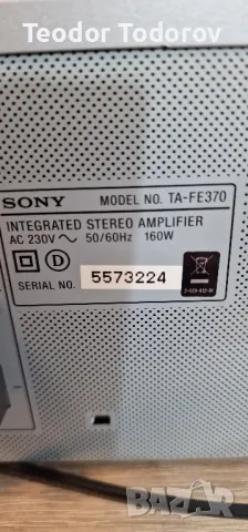 усилвател SONY TA -FE 370, снимка 6 - Ресийвъри, усилватели, смесителни пултове - 49677544