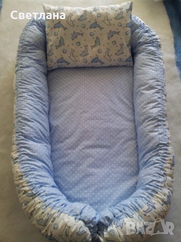 Двулицево бебешко гнездо, снимка 4 - Спално бельо и завивки - 31764676