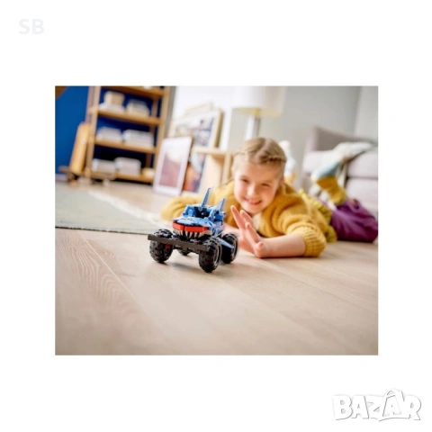 НОВ Конструктор LEGO Technic - Monster Jam Megalodon 2в1 (42134), снимка 7 - Конструктори - 53338058