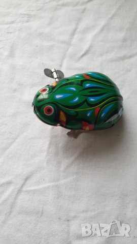 Детска ламаринена играчка-жаба, снимка 6 - Колекции - 44496530