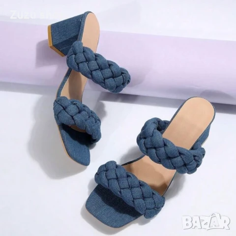 Дамски обувки на дебел ток, снимка 5 - Дамски ежедневни обувки - 50807249