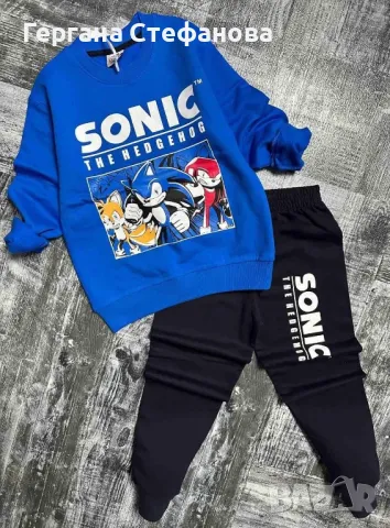 Комплект Соник  Размери-3/4г.4/5г.5/6г.7/8г.9/10г. Цена -35 лв