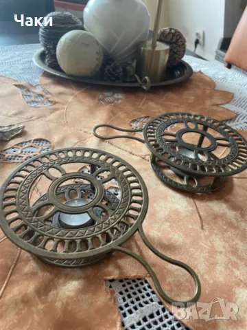 Свещник Месинг 80 €, снимка 4 - Декорация за дома - 56205382