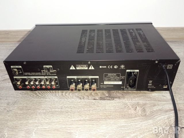 Стерео усилвател Denon PMA-520AE, снимка 4 - Ресийвъри, усилватели, смесителни пултове - 52755210