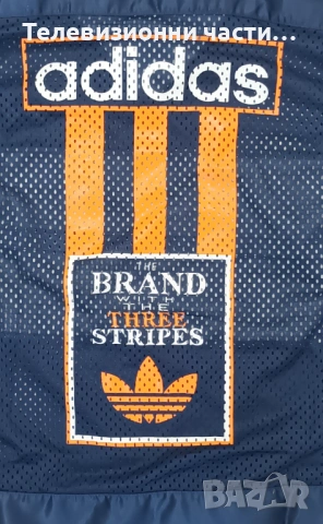 Оригинална винтидж Adidas Originals 90s Style Navy White Orange Mesh спортна тениска,за 10 годишни, снимка 8 - Спортни дрехи, екипи - 54332122