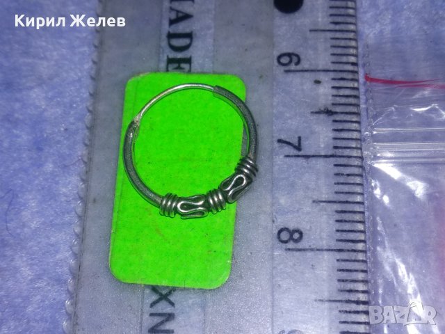 СТАРА КЛАСИЧЕСКИ РЕТРО АРТ СТИЛ СРЕБЪРНА ОБЕЦА ВИСОКА ПРОБА СРЕБРО РЪЧНА ИЗРАБОТКА 26244