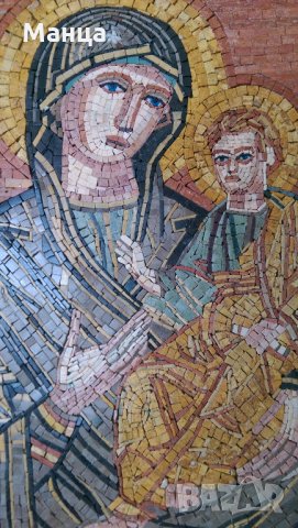 Картина каменна мозайка Уникат, снимка 8 - Картини - 29443745