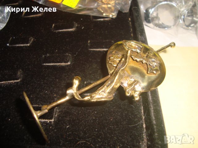 АРТ МАЛКА ПЛАСТИКА МЕСИНГ РЪЧНА ХУДОЖЕСТВЕНА РАБОТА 25029, снимка 6 - Статуетки - 34552877