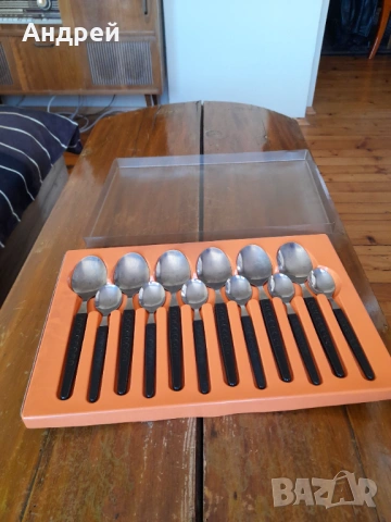 Стар комплект лъжици, снимка 2 - Други ценни предмети - 53964308