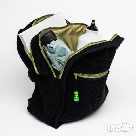 Дамска плетена раница, снимка 5 - Чанти - 51175657