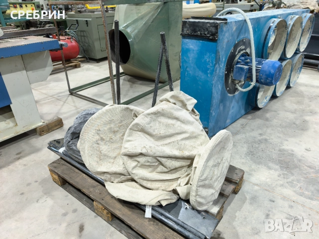 Аспирация с 6 торби, 4кв и вход на засмукване 350мм-8000куб., снимка 2 - Други машини и части - 52887881