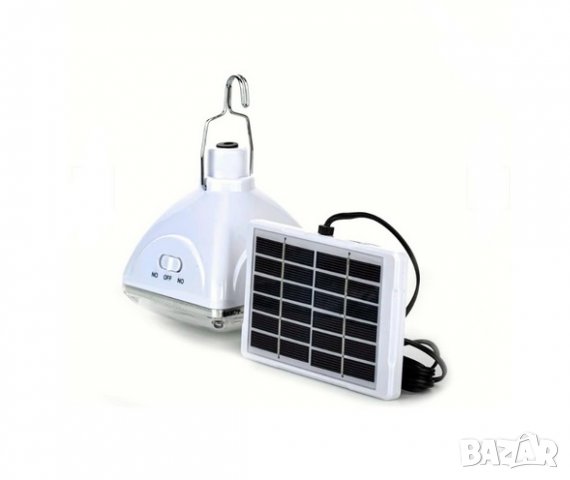 Мощна соларна лампа 20 SMD диода и отделен соларен панел с кабел, снимка 2 - Соларни лампи - 39389900