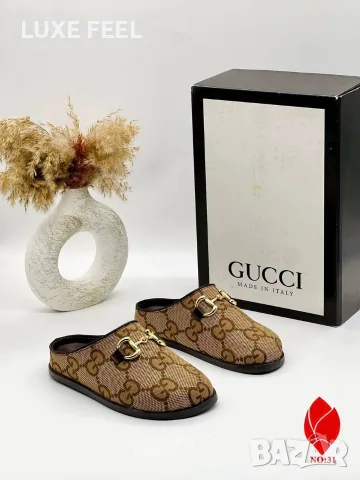 Gucci ⚜️ Дамски Чехли 36-41н., снимка 6 - Чехли - 55846550