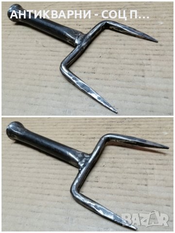 Стара Кована Наковалня За Клепане На Коси / НОМЕР 1'., снимка 4 - Антикварни и старинни предмети - 42656309