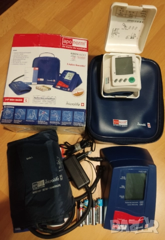 Microlife чисто нов автоматичен апарат за кръвно налягане+подарък апарат за китка., снимка 2 - Други - 52932538