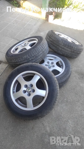 Джанти 15/5х100, снимка 3 - Гуми и джанти - 54352091