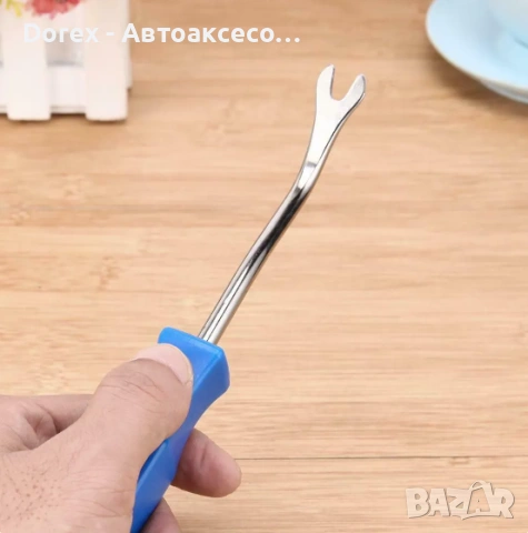 Комплект 2 броя инструменти за вадене на щипки, кори, клипси и тапицерии, снимка 4 - Аксесоари и консумативи - 53899596