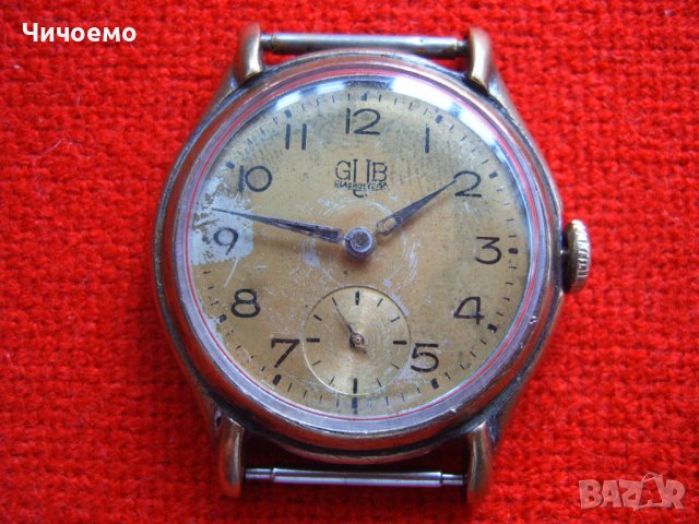 GUB Glashutte cal.60 Стари мъжки ръчни часовници, снимка 7 - Антикварни и старинни предмети - 36646878