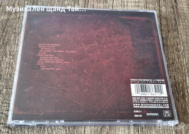 Компакт Дискове - Рок - Метъл: Machine Head – Burning Red, снимка 2 - CD дискове - 54292736