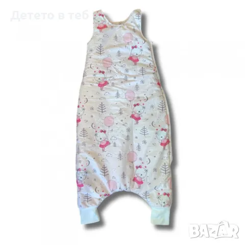 Спален чувал с крачета Розово мече, снимка 1