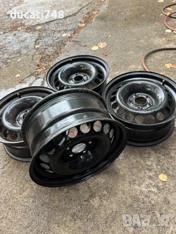 4бр. железни джанти 16" 5x112, 66.5 - Audi, VW Group, снимка 6 - Гуми и джанти - 51986787