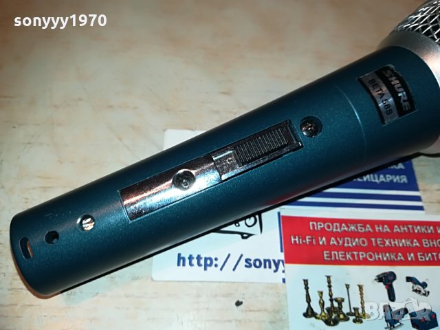shure beta sm58s-жичен-внос швеицария, снимка 4 - Микрофони - 29709535