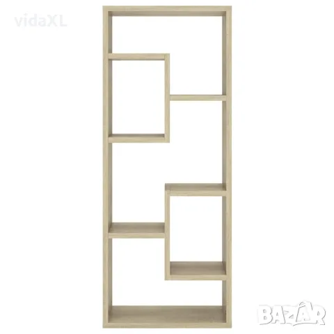 vidaXL Стенен рафт, дъб сонома, 36x16x90 см, инженерно дърво, снимка 4 - Етажерки - 56147771