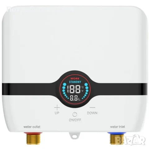 Мигновен електрически бойлер 220 V 6500 W без резервоар LED дисплей температура компактен – 6500 W