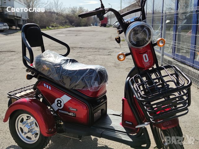 Електрическа триколка с три седалки модел М3, снимка 2 - Инвалидни скутери - 35954043