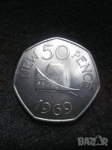50 нови пенса 1969г. UNC!, снимка 2 - Нумизматика и бонистика - 40187226