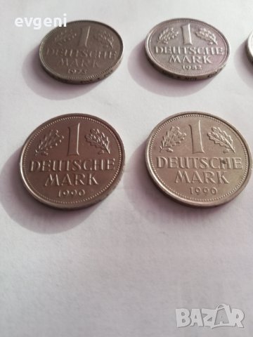 лот монети от една дойче марка, снимка 2 - Нумизматика и бонистика - 42125350