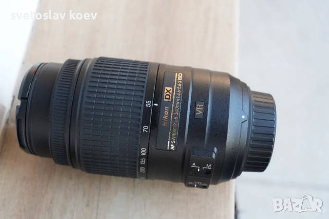 Обектив Nikon AF-S DX Nikkor 55-300mm f/4.5-5.6G ED VR, снимка 4 - Обективи и филтри - 52504559