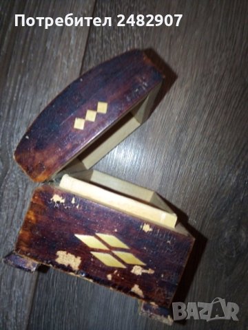 Стара антикварна кутийка , снимка 4 - Антикварни и старинни предмети - 39160455