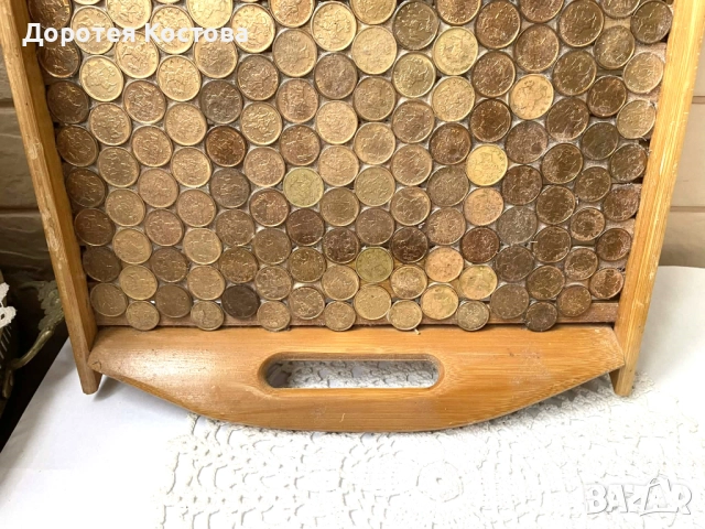 Красив голям нестандартен поднос, снимка 3 - Антикварни и старинни предмети - 52839687