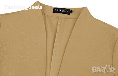 Ново Женско Сако MINTLIMIT с 3/4 Ръкави - Елегантен и Практичен Подарък, снимка 4 - Сака - 42711258