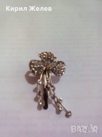 Фиба за коса с кристали Циркон-1874, снимка 2 - Аксесоари за коса - 29516809