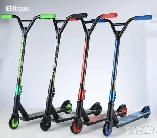 Усилена тротинетка за трикове с метална спирачка и гумени ръкохватки., снимка 11 - Други - 52869535